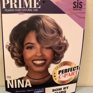 Sis Sister Prime Som RT Turq Ombre Wig